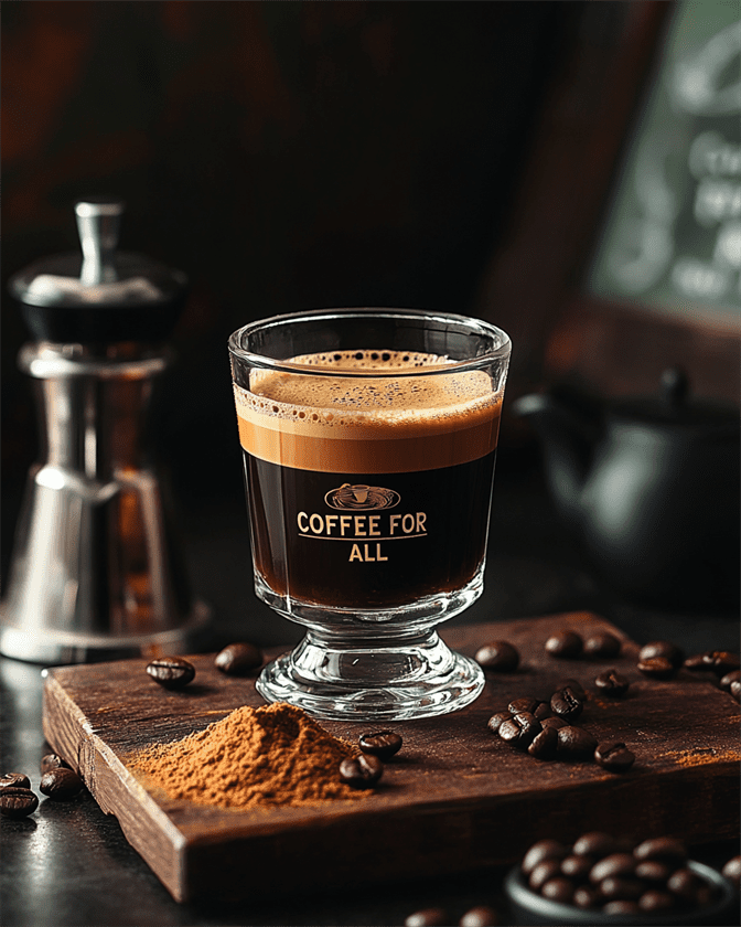 A Espresso coffee