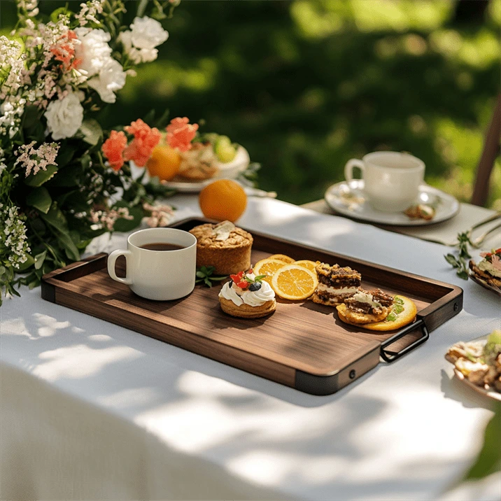 Coffee table tray